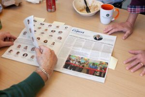 Open Crains 2026 Book spread out on Bridgewater Advisors table